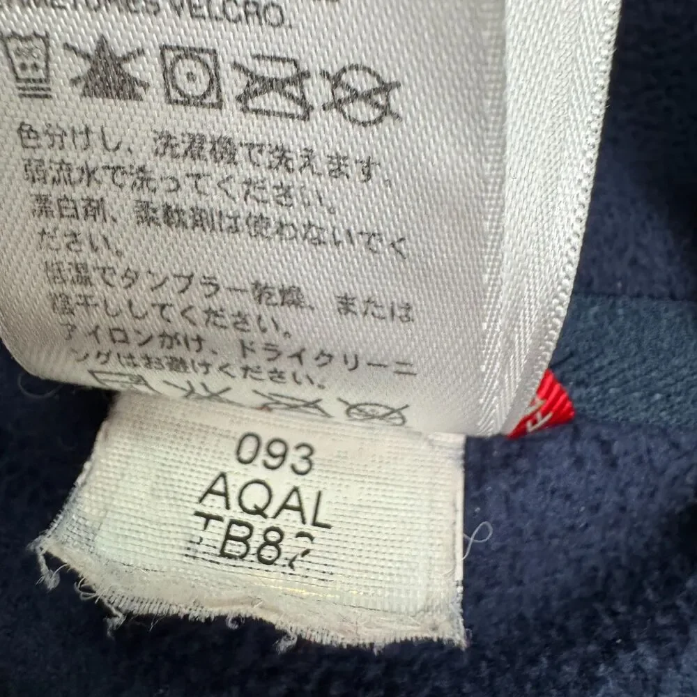 The North Face TKA 100 Full Zip Fleece Jacket Men XXL Navy Blue Warm Outdoor